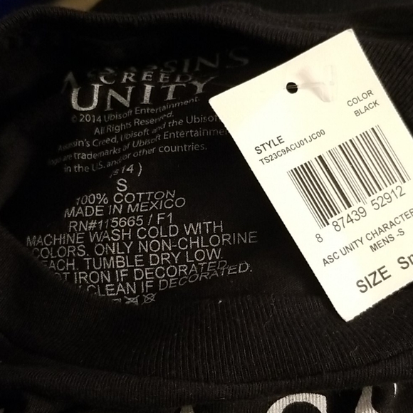 ASSASSIN'S CREED UNITY MEN'S GRAPHIC T- SHIRT SZ S - Picture 5 of 5